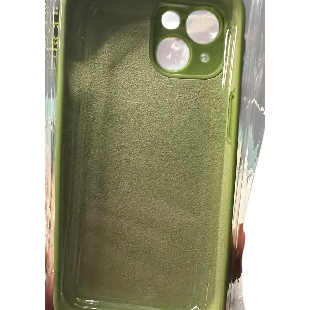 Bicol Green‎ Woven Pattern iPhone Case Anti-Slip Full Coverage Anti-Fingerprint